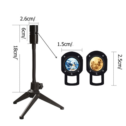 Proiettore notturno Luna e Terra LED