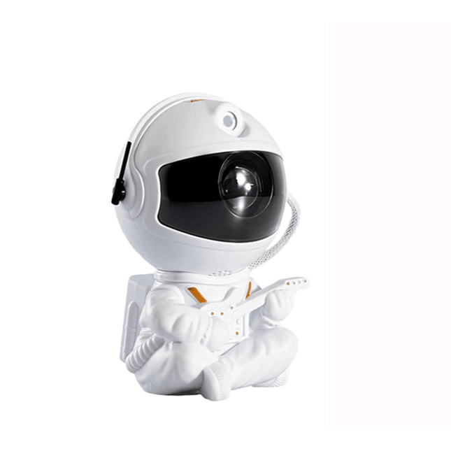 Proiettore astronauta stelle e galassie bianco