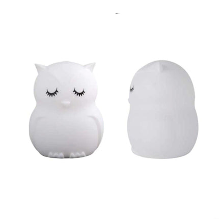 Luce notturna gufo ricaricabile con telecomando