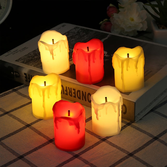 Candele finte LED decorative a batteria