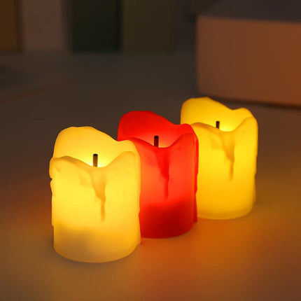 Candele finte LED decorative a batteria