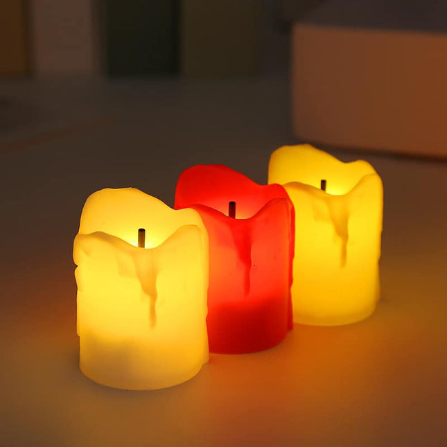 Candele finte LED decorative a batteria