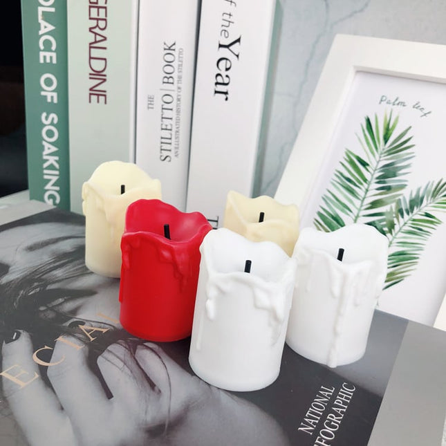 Candele finte LED decorative a batteria