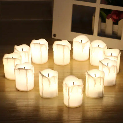 Candele finte LED decorative a batteria
