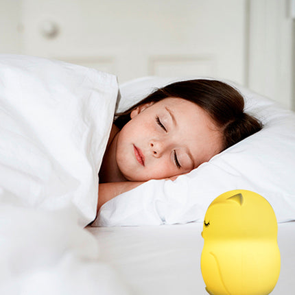 Luce notturna gufo silicone 9 colori