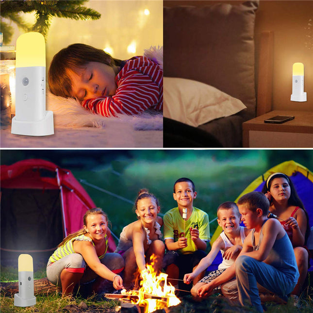 Luce notturna portatile con sensore