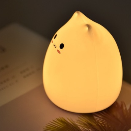 Luce notturna gattino in morbido silicone