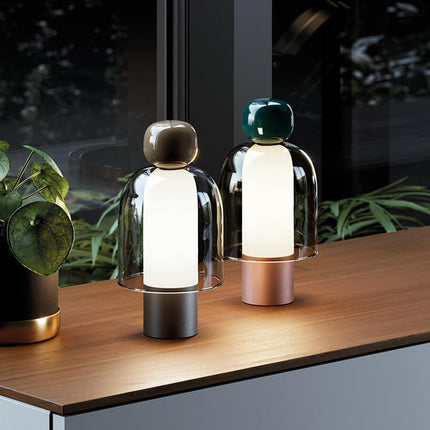 Lampada da comodino stile nordico ricaricabile