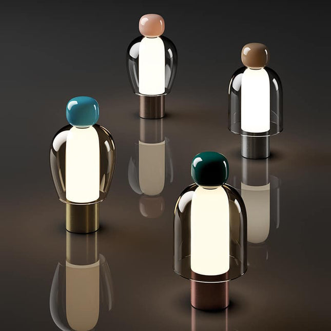 Lampada da comodino stile nordico ricaricabile
