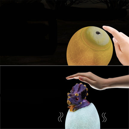 Luce notturna uovo di dinosauro 3D