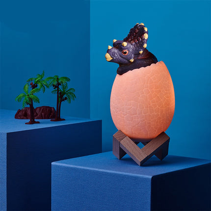 Luce notturna uovo di dinosauro 3D