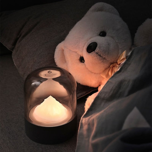 Luce notturna design montagna per camera