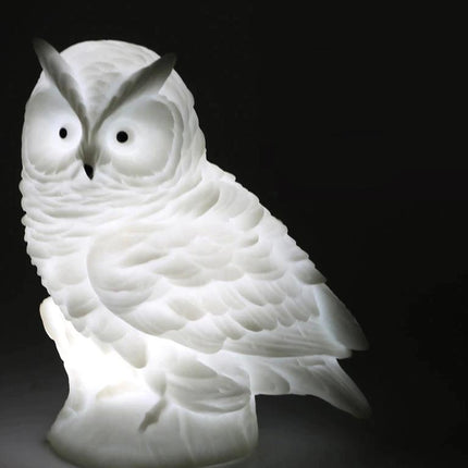 Lampada da comodino gufo in silicone