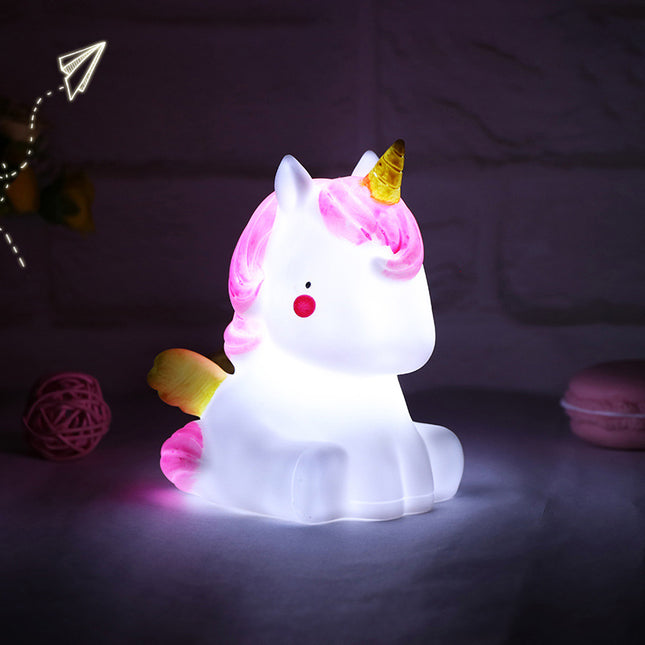 Luce notturna unicorno in silicone