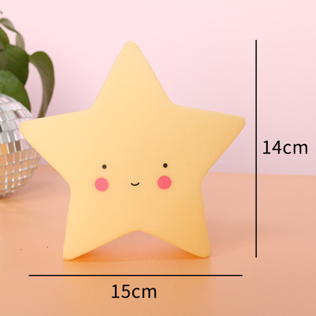 Luce notturna LED a forma stella