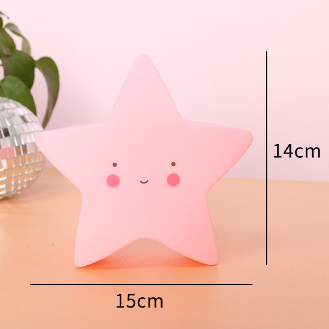 Luce notturna LED a forma stella