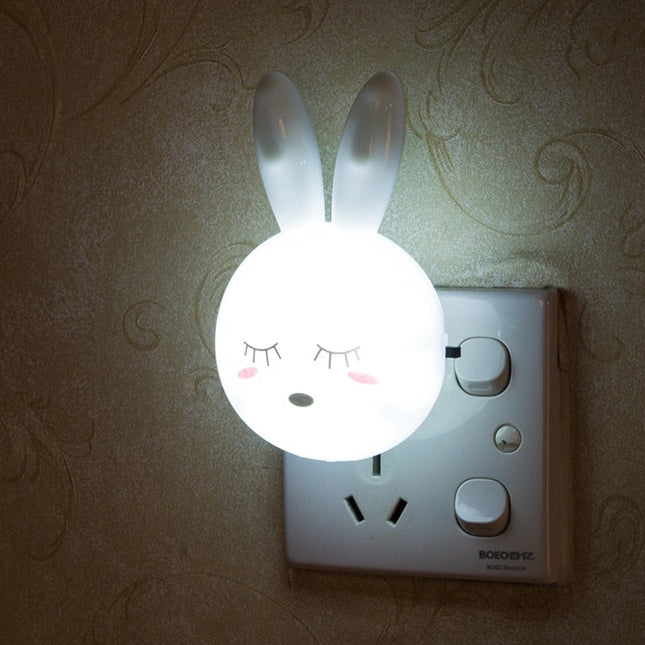 Luce notturna da parete coniglio bambino