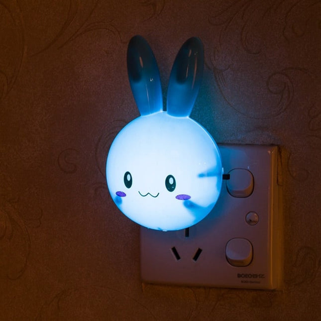 Luce notturna da parete coniglio bambino