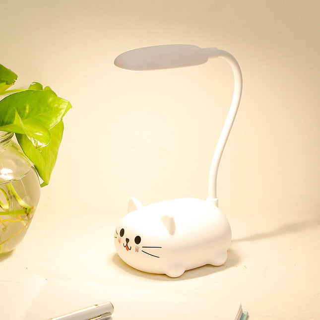 Lampada da tavolo gattino luce colorata