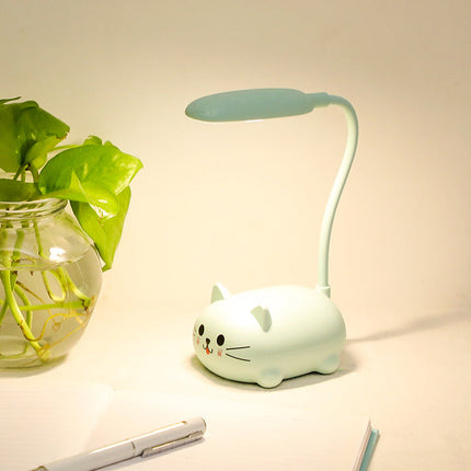 Lampada da tavolo gattino luce colorata