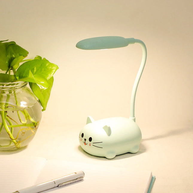 Lampada da tavolo gattino luce colorata