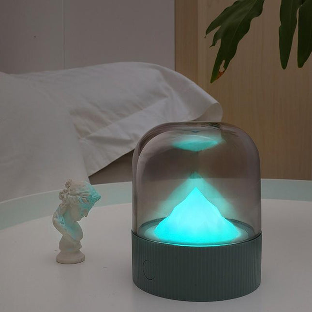 Lampada da tavolo ricaricabile a montagna