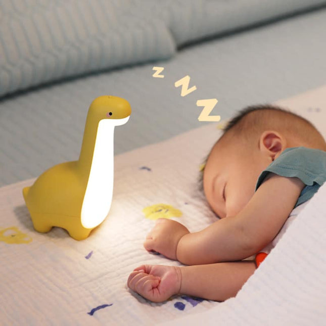 Lampada notturna dinosauro a collo lungo