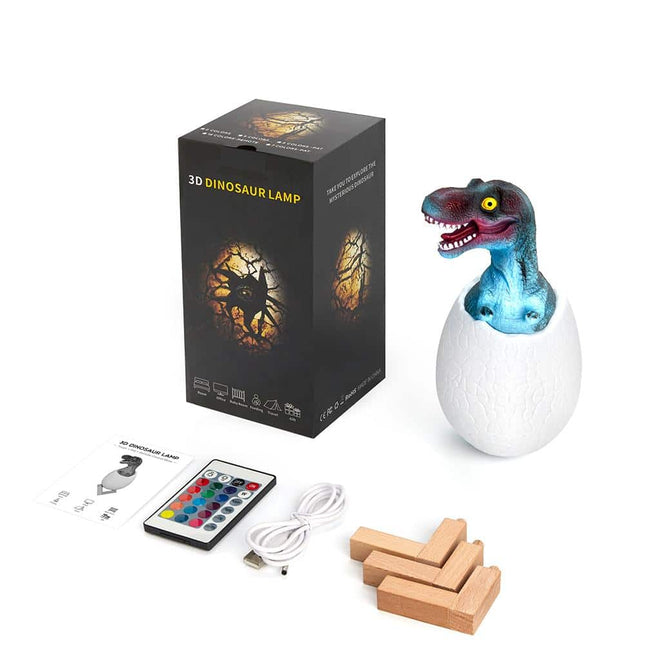 Lampada uovo dinosauro con telecomando