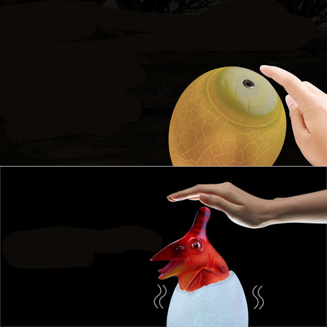 Lampada uovo dinosauro con telecomando