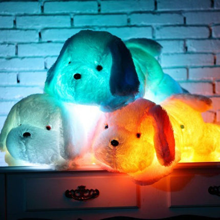 Luce notturna cane peluche bambini