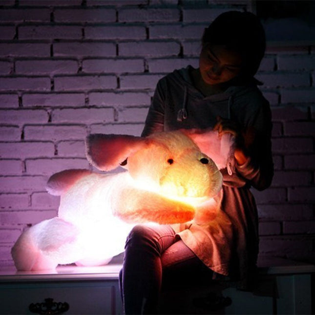 Luce notturna cane peluche bambini