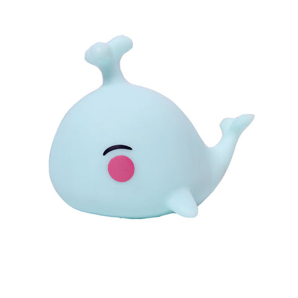 Luce notturna silicone balena colorata