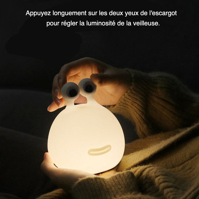 Luce notturna lumaca LED per allattamento