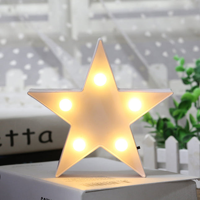 Lampada LED stella rossa o bianca