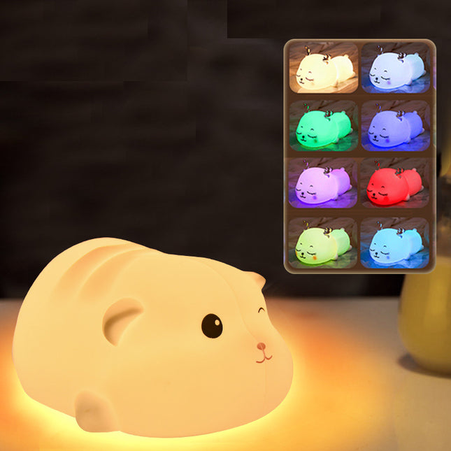 Luce notturna LED criceto cambia colore