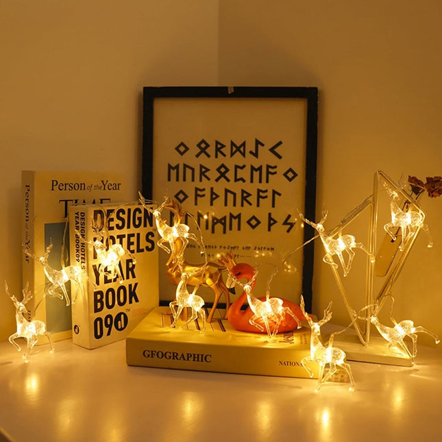 Ghirlanda luminosa LED a forma cervo