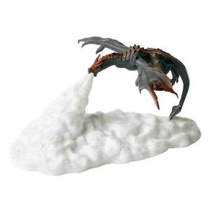 Lampada 3D drago che sputa fuoco