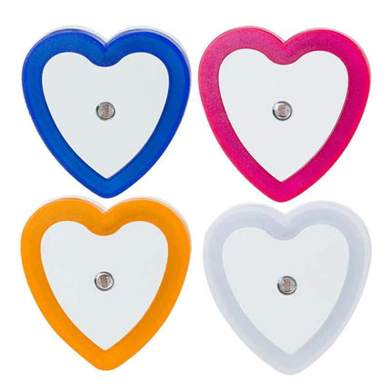 Luce notturna LED a forma di cuore