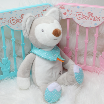 Peluche lupo luminoso per la nanna