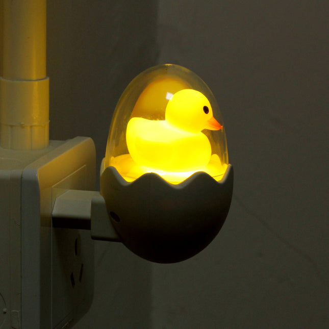 Luce notturna anatroccolo giallo telecomando