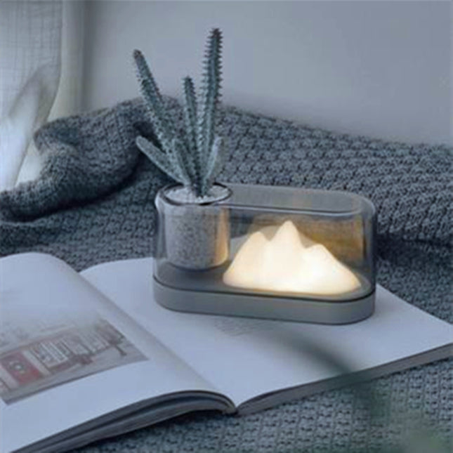 Lampada da tavolo LED design collina