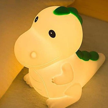 Lampada dinosauro in silicone cambia colore