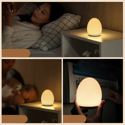 Luce notturna LED uovo ricaricabile USB
