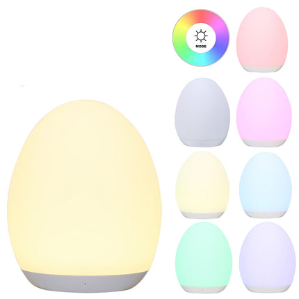 Luce notturna LED uovo ricaricabile USB