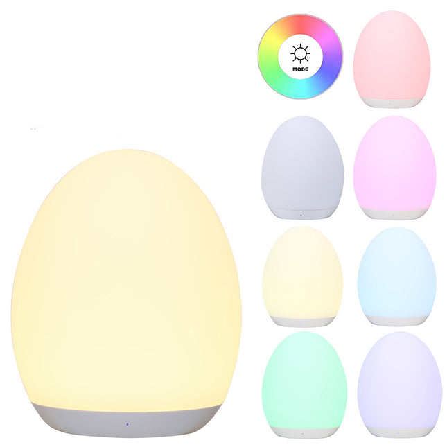 Luce notturna LED uovo ricaricabile USB