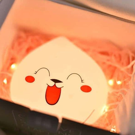Luce notturna goccia silicone design kawaii