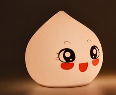 Luce notturna LED goccia in silicone