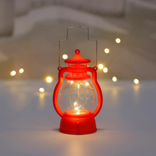 Lampada notturna LED design lanterna retrò