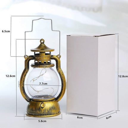 Lampada notturna LED design lanterna retrò