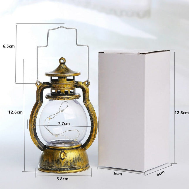 Lampada notturna LED design lanterna retrò